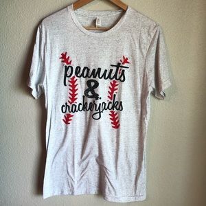 Peanuts and Cracker Jacks Bella-Canvas tee